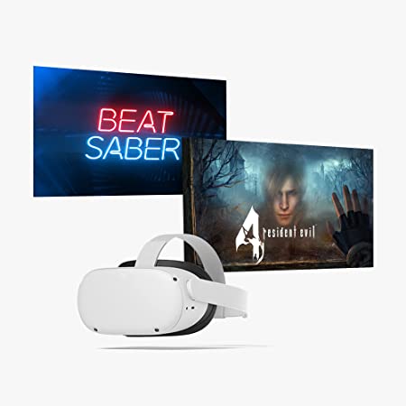 Meta Quest 2 Resident Evil 4 Bundle with Beat Saber 128 GB