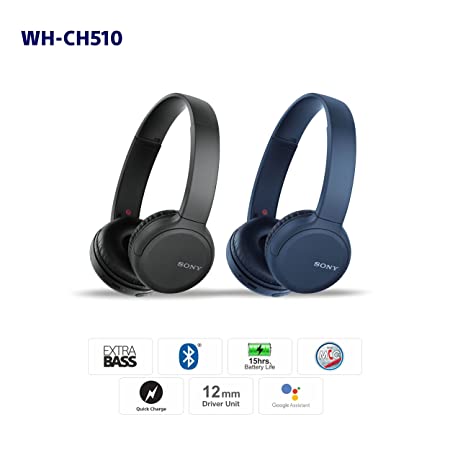 Sony Wh-Ch510 Bluetooth Wireless On Ear Headphones