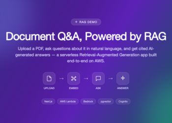 Serverless RAG — document Q&A powered by RAG